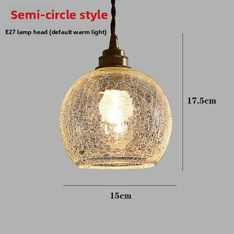 Japanese Retro Flower Chandelier | Glass Pendant Light