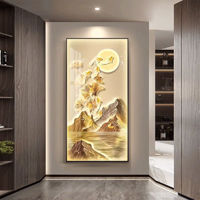 Crystal Porcelain Wall Art | LED Decorative Painting
