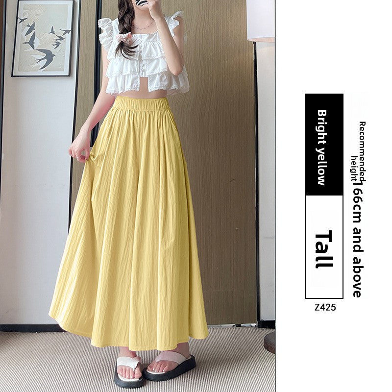 Women's High Waist Wide Leg Skirt Pants | Ice Silk
