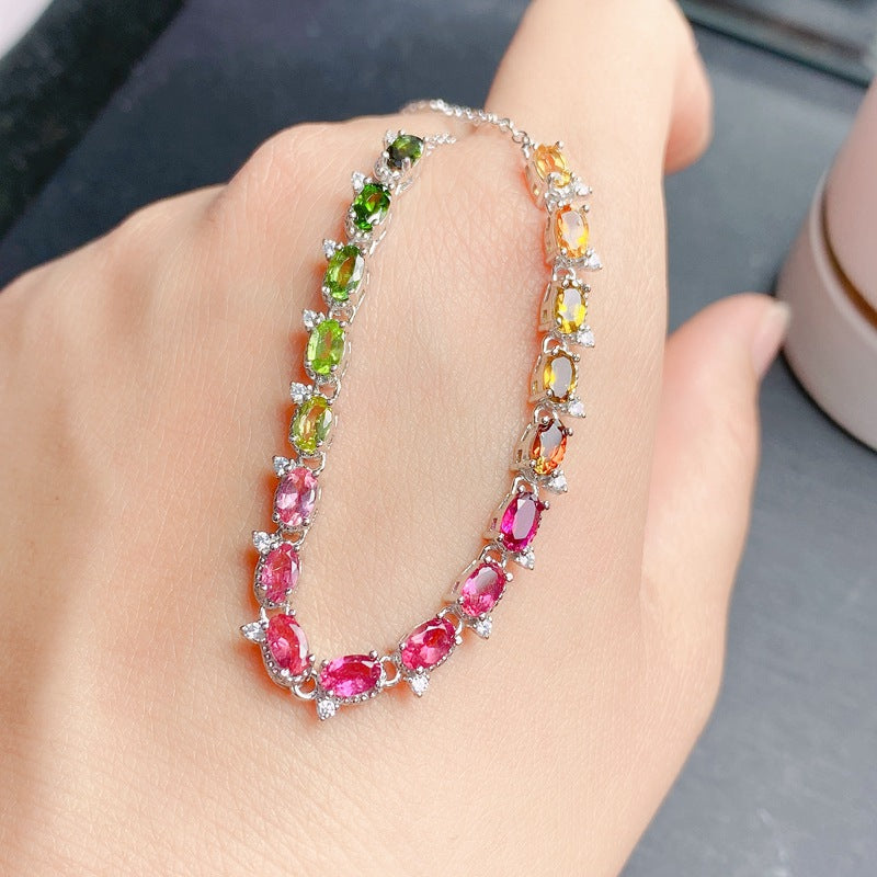 Diamond-Encrusted Bracelet for Women | 925 Silver - gallify.store