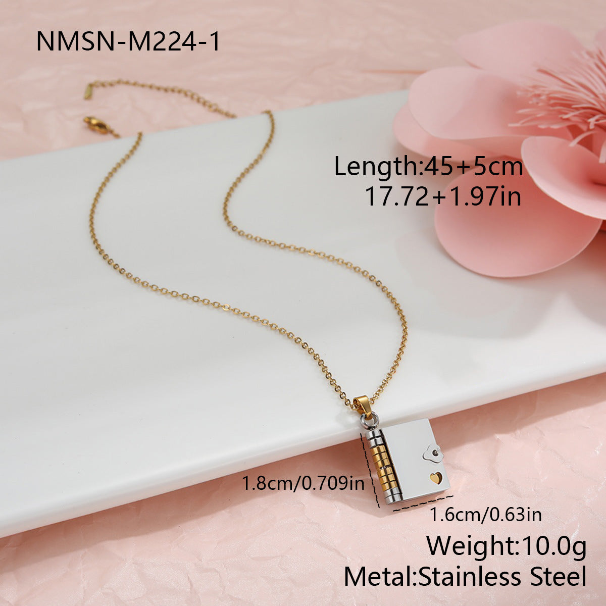Valentine's Day gift: heart necklace - gallify.store