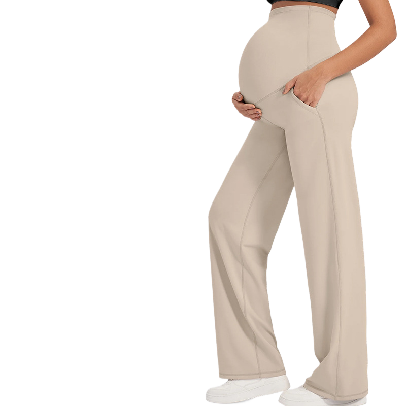 Maternity Wide-Leg Pants | High-Waist Belly Support