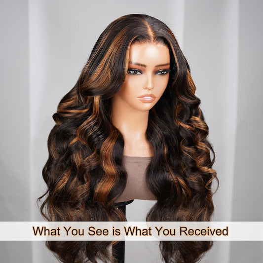Lace Front Synthetic Wig | Long Curly Waves, Heat Resistant