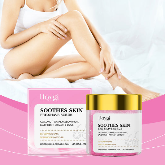 Pre-Shave Hair Removal Scrub – Gentle Herbal Exfoliating Scrub 60g