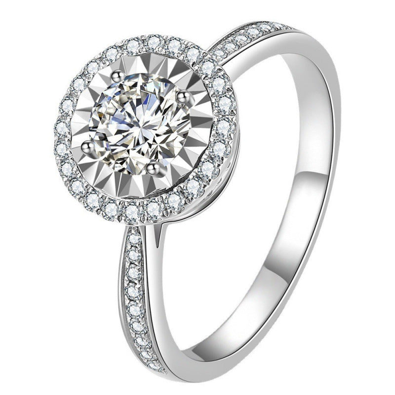 Diamond Simulant Ring for Women - Adjustable Opening - gallify.store