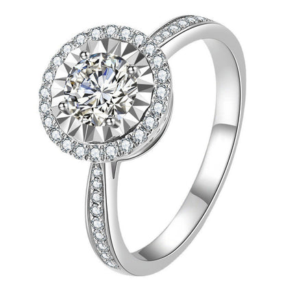 Diamond Simulant Ring for Women - Adjustable Opening - gallify.store