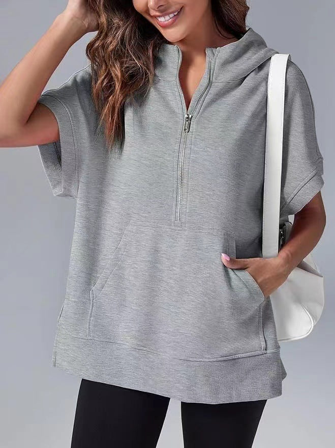 Women's Casual Hooded Sweatshirt | Zip Pullover