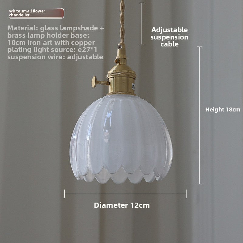 Japanese Retro Flower Chandelier | Glass Pendant Light - gallify.store