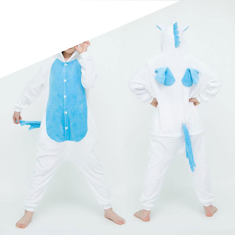 Kids Cartoon Animal Onesie Pajamas | Cozy Flannel Sleepwear - gallify.store