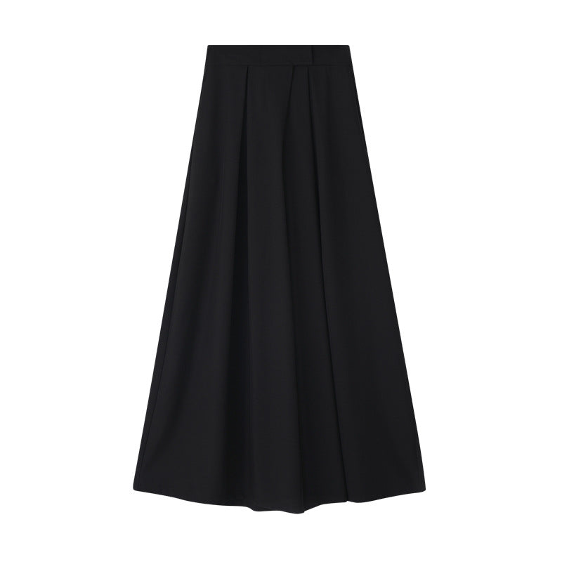 Women's Wide Leg Suit Trousers | High Waist Draped