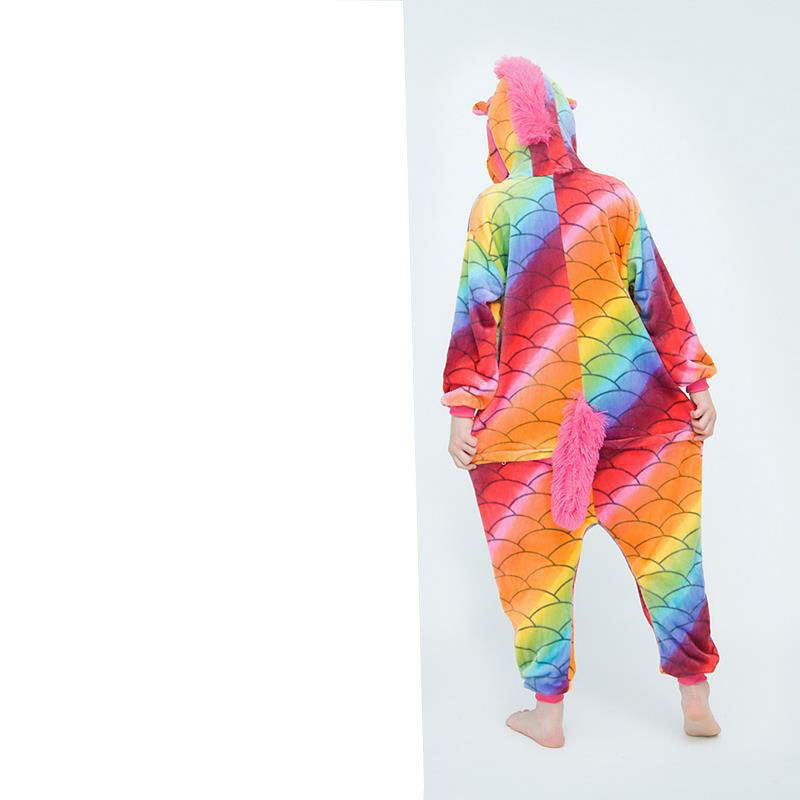 Kids Cartoon Animal Onesie Pajamas | Cozy Flannel Sleepwear - gallify.store