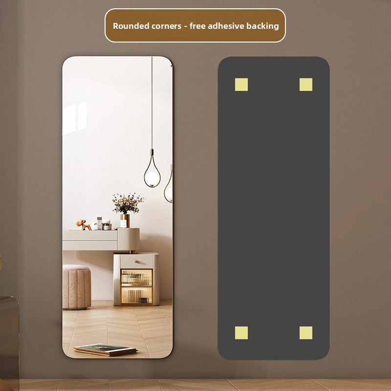 Self-Adhesive Acrylic Wall Mirror – Borderless No-Drill Home Mirror |