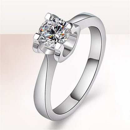 Diamond Simulant Ring for Women - Adjustable Opening - gallify.store