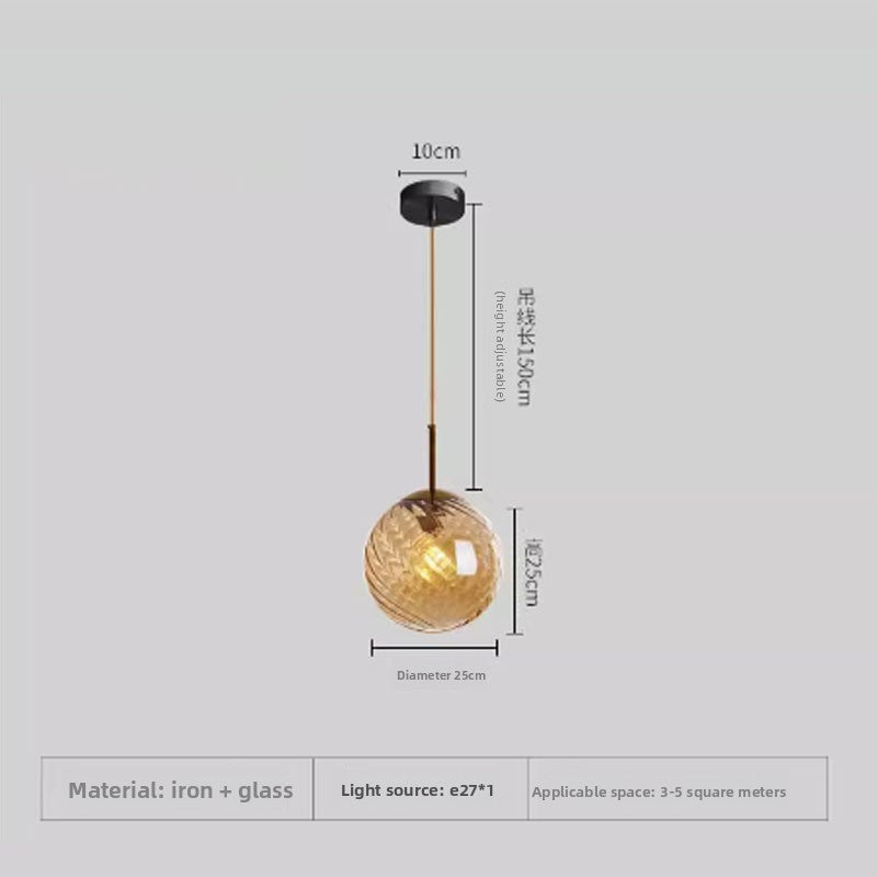 Japanese Retro Flower Chandelier | Glass Pendant Light