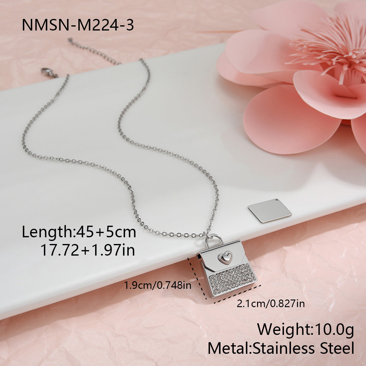 Valentine's Day gift: heart necklace - gallify.store